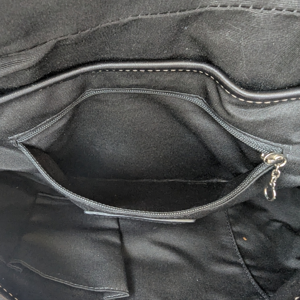 Coach Vintage Soho Black Signature C Canvas & Patchwork Shoulder Bag - Picture 15 of 16